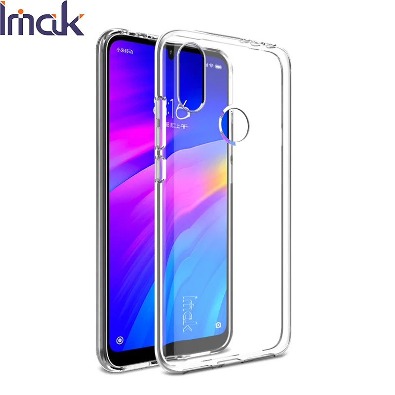Imak Прозрачный мягкий кремний чехол для Xiao mi Red 7A 7 противоударный K20 Pro Xio 9 t Coque |