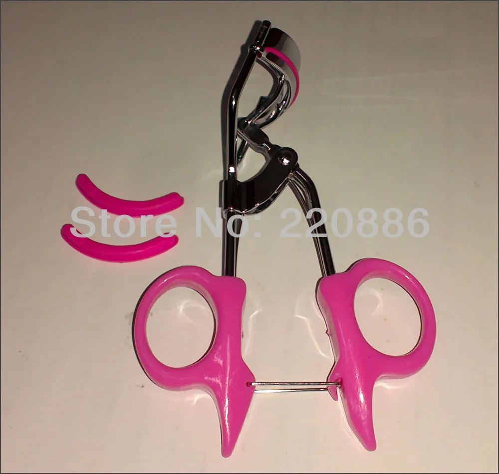 

Eyelash Curler Curl Clip Cosmetic Makeup Professional with 2pcs extra soft silicone pads Free Shipping