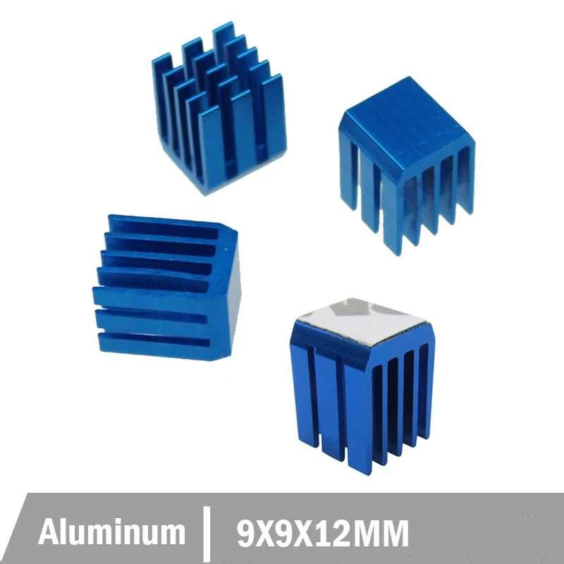 

5000PCS Aluminum Heatsink Blue 9x9x12MM Chipset Heat Sink RAM Radiator Heatsink Cooler