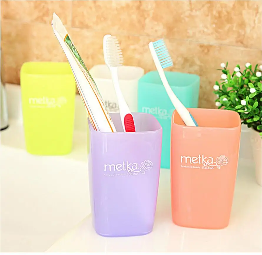 1 pcs brush teeth cup pp material daily useful tooth brush cup fresh
