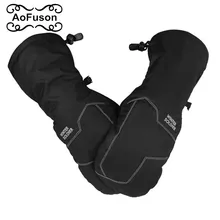 Новое поступление, лыжные перчатки, удлиненные, противоскользящие, с сенсорным экраном, ветрозащитные, водонепроницаемые, дышащие, теплые, для сноуборда, туризма, катания на лыжах, перчатки