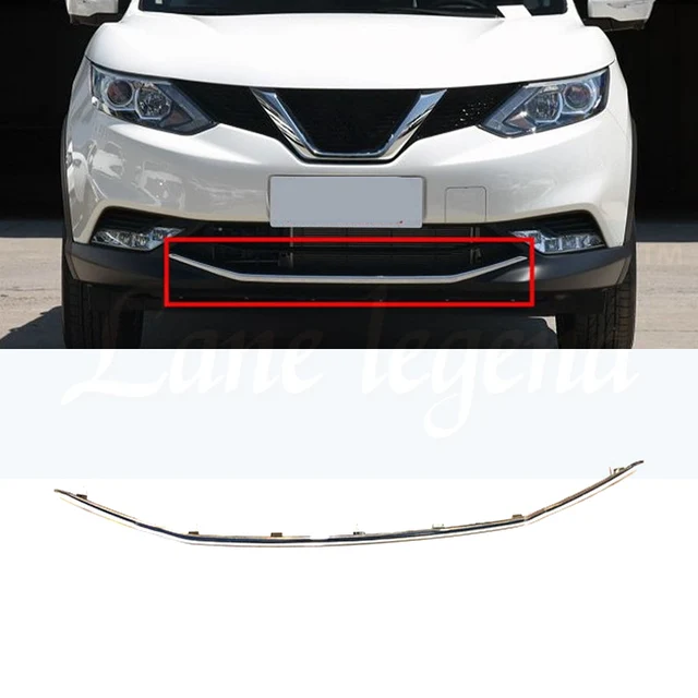 DLDBB Modification 2pcs ABS front chrome headlight decoration frame ornaments car style accessories,for Nissan Qashqai 2016-2018