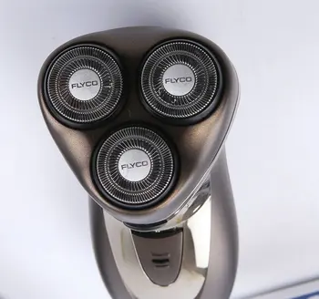 

flyco fs355 rechargeable razor 3D floating blade shaver 110v shaver man smart shaver razor waterproof with pop up trimmer