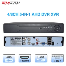 4CH 8CH 5 em XVR 1 DVR gravador de vídeo de 1080 p para câmera analógica AHD camera câmera IP NVR P2P sistema de cctv DVR H.264 VGA HDMI