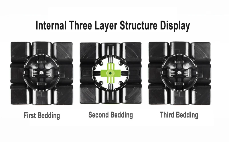 QiYi, профессиональный кубик 6,8 см, 3x3x3, скоростной кубик-головоломка, антистресс, Нео, Магическая наклейка для детей, игрушка для раннего образования