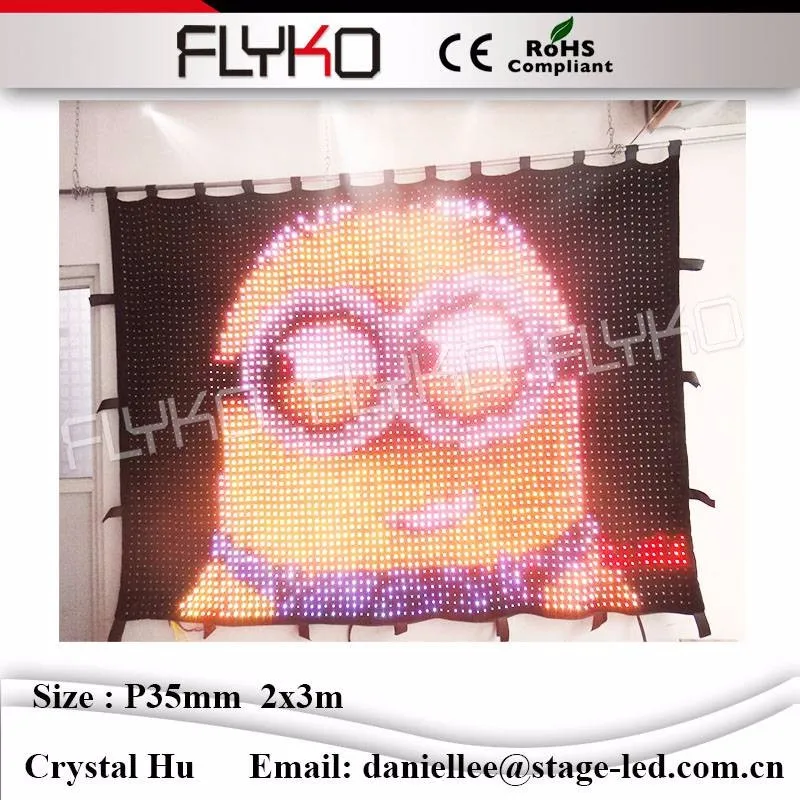 LED video curtain66