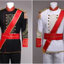 Британские мужские костюмы костюм homme винтажный Европейский придворный костюм мужской смокинг корейский дворец представления король принц костюмы