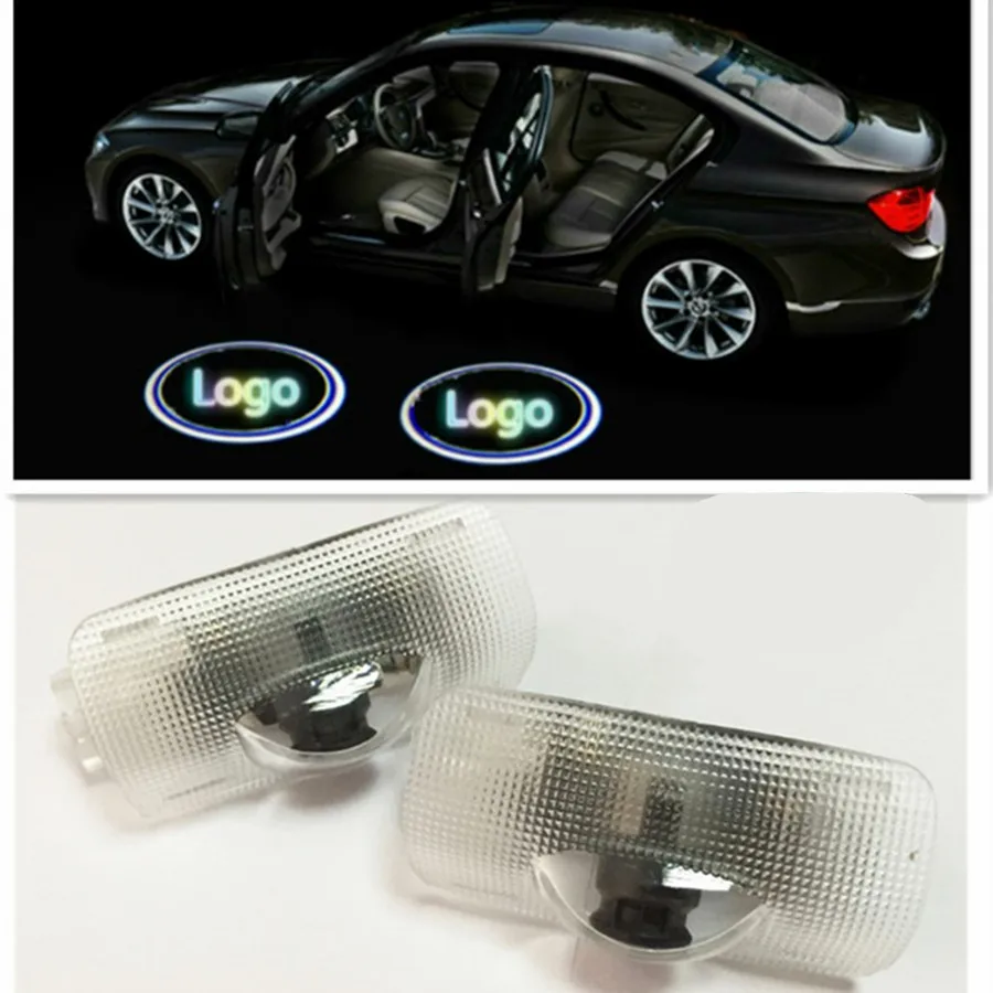 Haoyuehao 2X LED Courtesy Lamp Car Door Welcome Light 12V Projector case For Lexus RX GS 300 HS LX 570 ES SC Accessories