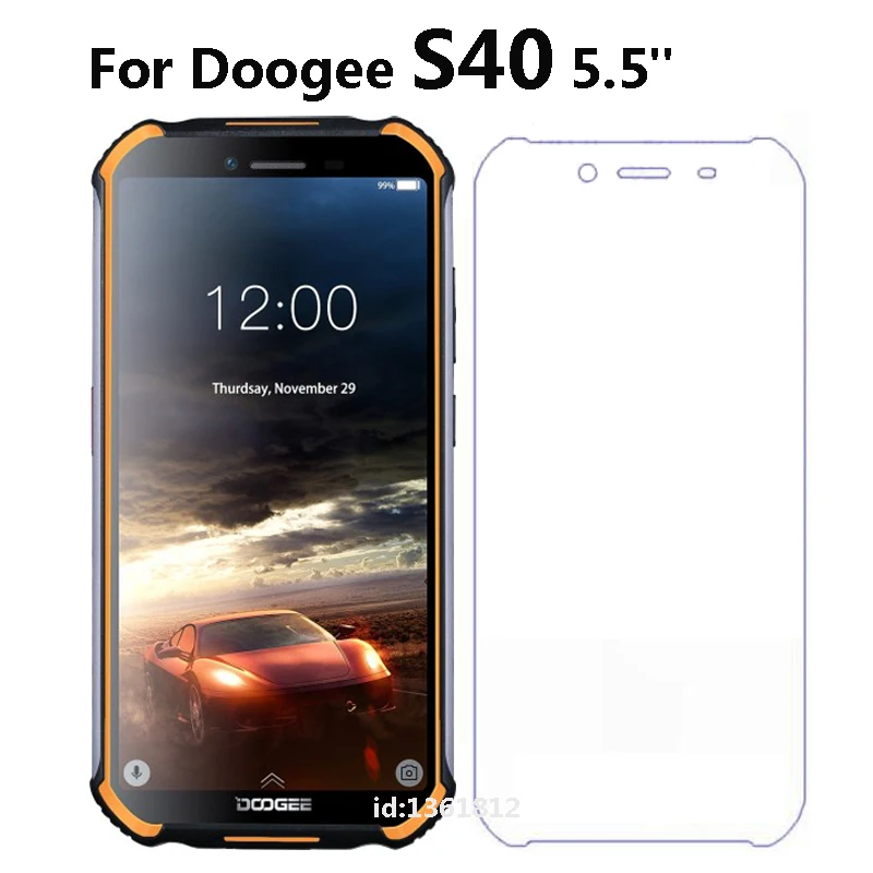 

For Doogee S40 Tempered Glass 9H High Quality Protective Film Screen Protector Phone Cover For Doogee S40 Glass 5.5 inch