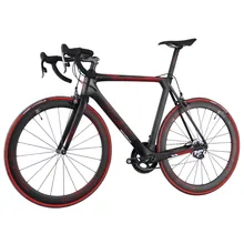 2016 ican full carbon bike aero road bike carbon fiber bicycle for Professional race Force group carbon frame+wheels