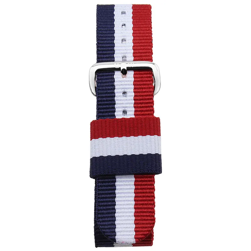 

Top Quality luxury watchband 18/20mm colorful nylon leather strap available for daniel wellington watch dw mujer watch