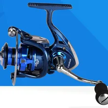 Albacore нержавеющая сталь crank катушки для спиннинга для глубоководной речной рыбалки