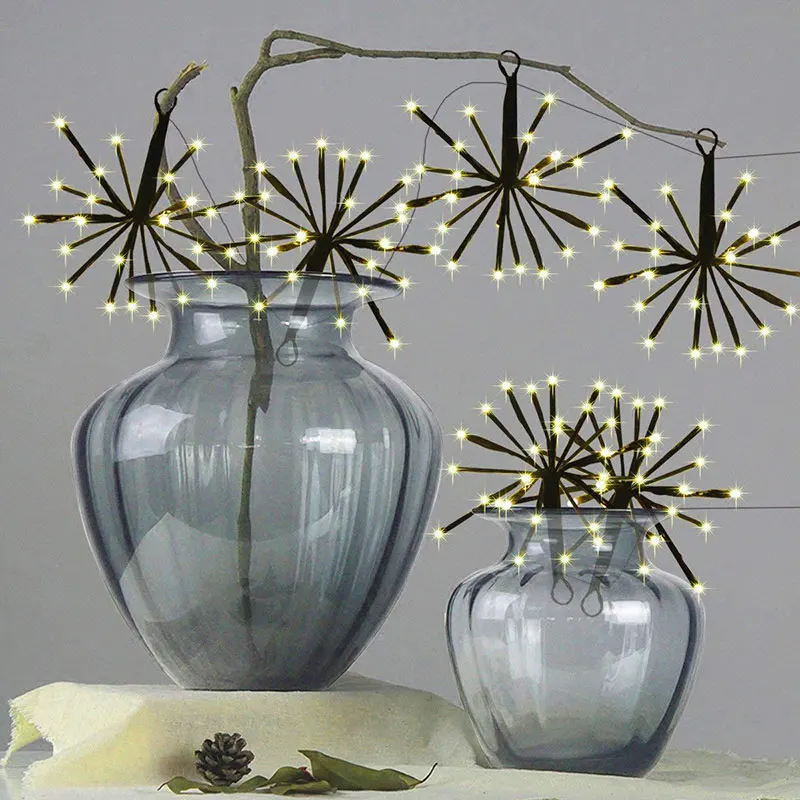 

100pcs 20pcs DIY LED Willow Branch Lamp 77CM/2M Hanging Starburst Fairy string light Christmas Party Garden Decor