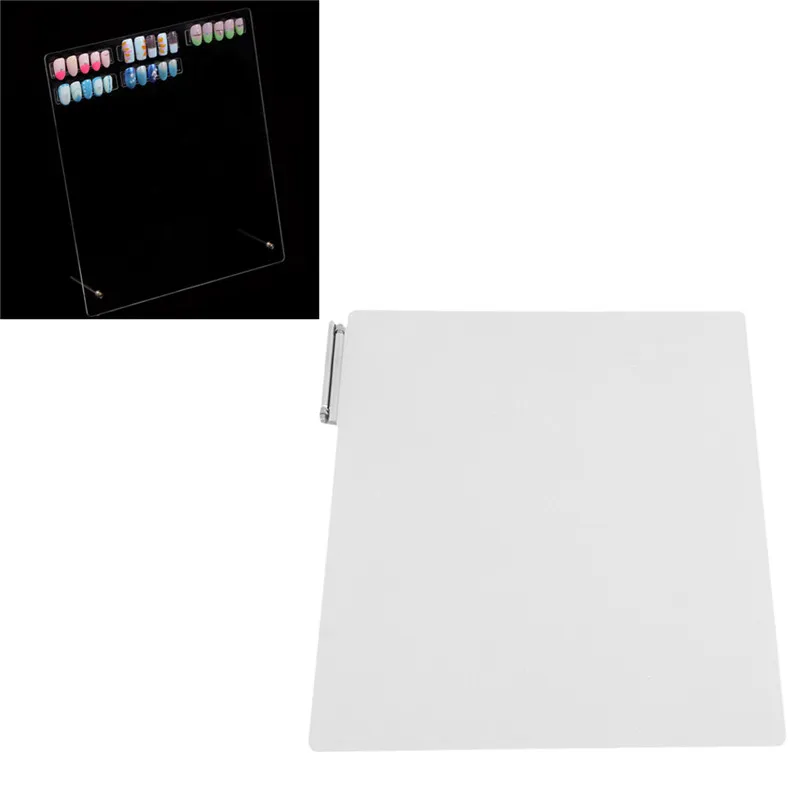 

1 PC Nail Art False Display Stand Practice Training Tips Holder Board Manicure Nail Art Tool Supplies Nail Tip Display Board