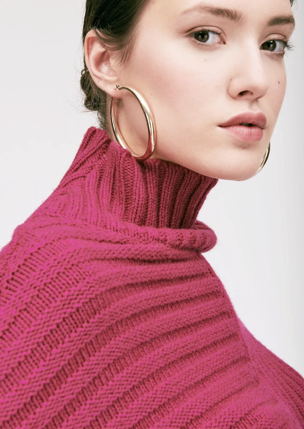 Vêtements Marque Hiver Chandail À Femme Sertissage Rayé Col Chauve Français souris Manches Femmes Laine Moitié Style Automne Roulé Longues UtwqcxTBTd