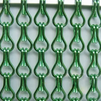 

colorful metal chain link curtain