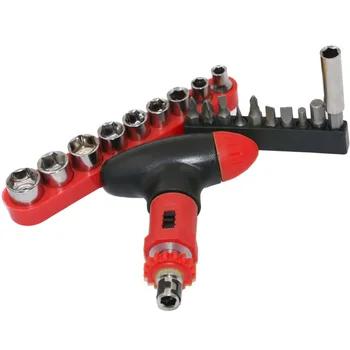 

20 Sets Of Manual Ratchet Screwdriver Wrench Set Batch Head 10pcs Sleeve 5-13mm 9pcs