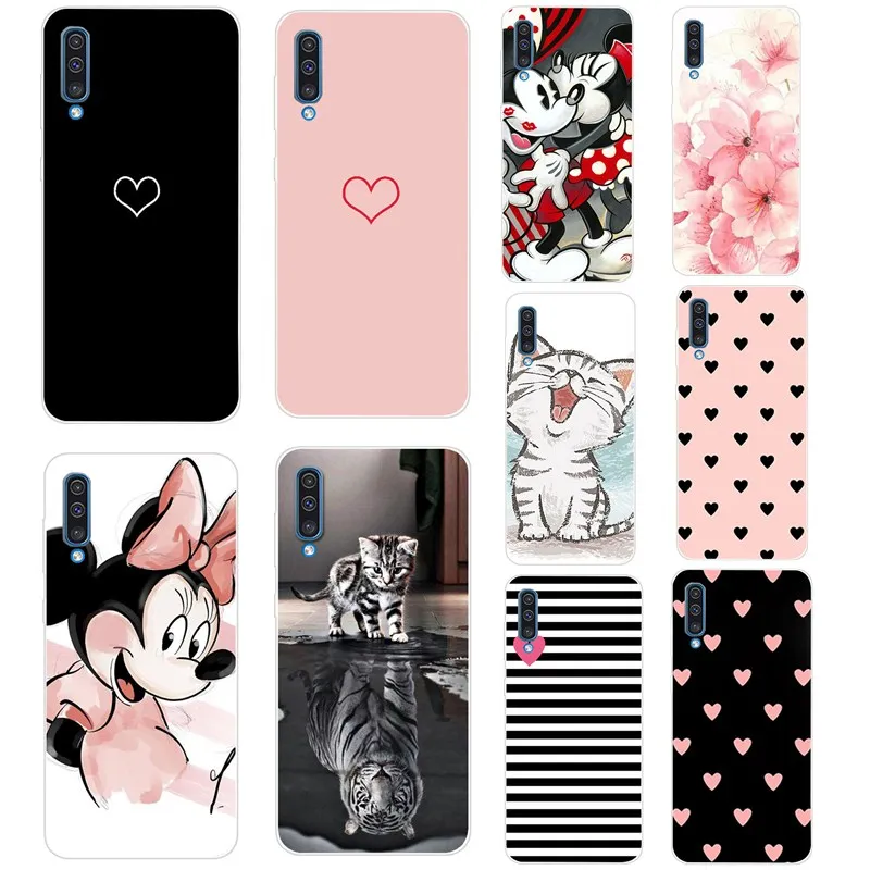 

Case For Samsung Galaxy A50 2019 A505F A505 SM-A505F A30 A305F A305 A 30 Silicone Soft TPU Cover For S10 E S9 Plus A7 2018