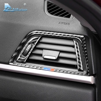 

Airspeed Carbon Fiber Car Center Console Air Outlet Frame Air Conditioning Vent Trim Sticker Styling for BMW F30 F34 Accessories