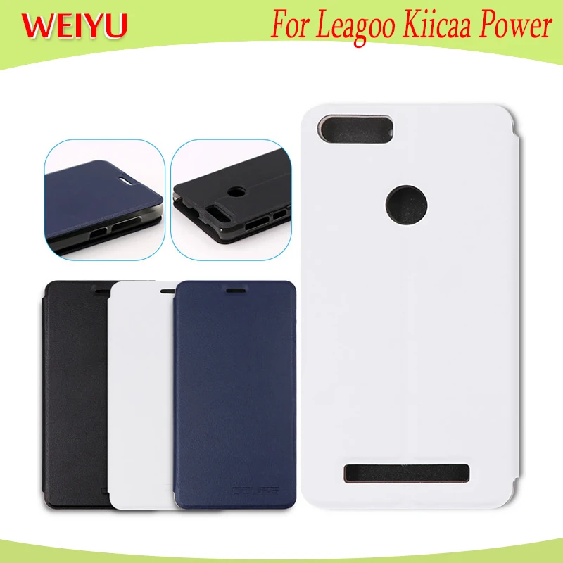 Чехол для Leagoo Kiicaa Power с откидной крышкой чехол из искусственной кожи защитный