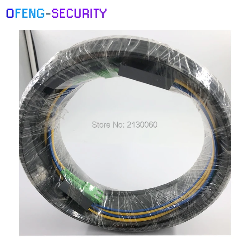 Наружный волоконно оптический кабель FTTH 50 м патч корд SC/APC К дуплексный SM G657A2 LSZH 4