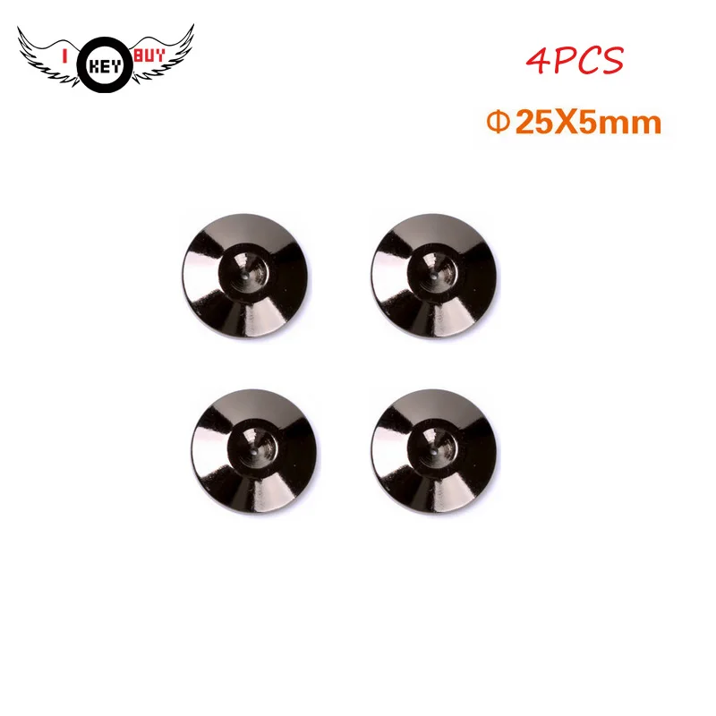 High-grade pure copper 24K black nickel sound speaker shelf tripod rack shock-nails foot pad film washer0