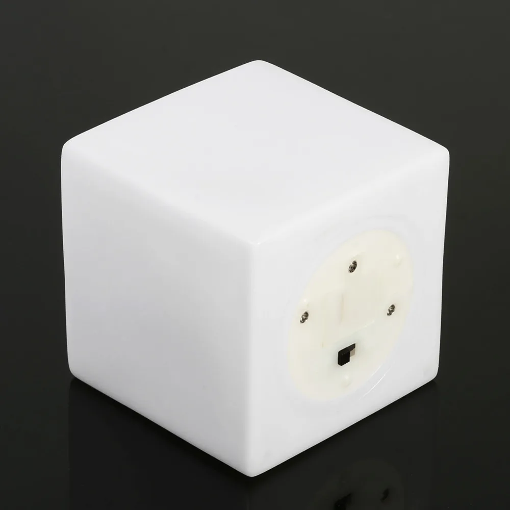 Cube nuit lumière led couleur humeur changeante lampe de table à long temps utiliser gadget accueil