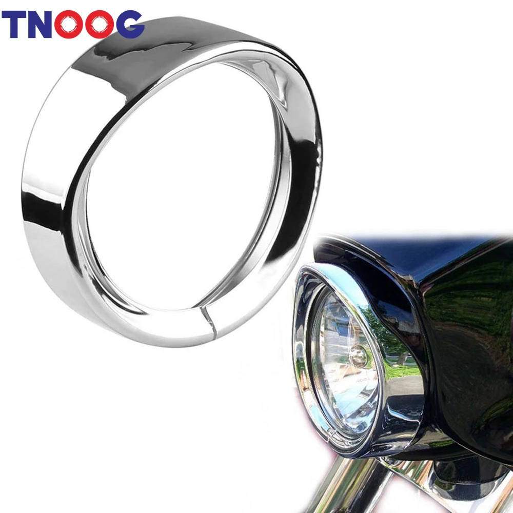Aazon.co: 7" Headlight Tri Ring Decorate Visor + 4.5" Fog Light Tri
