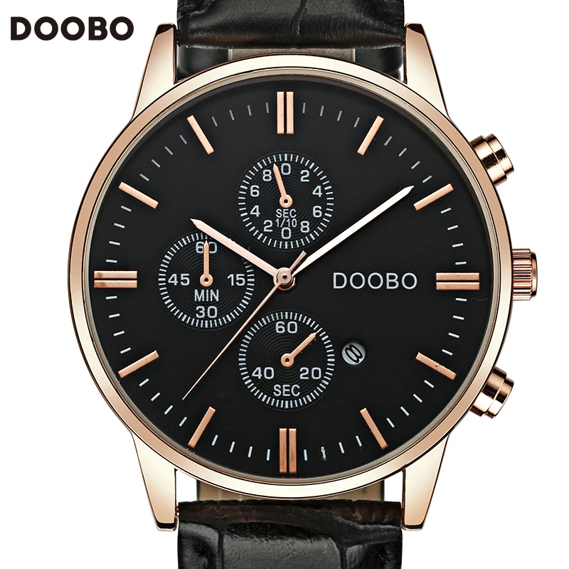 

DOOBO Wrist Watch Men 2017 Top Brand Luxury Famous Wristwatch Male Clock Quartz Watch Hodinky Quartz-watch Relogio Masculino