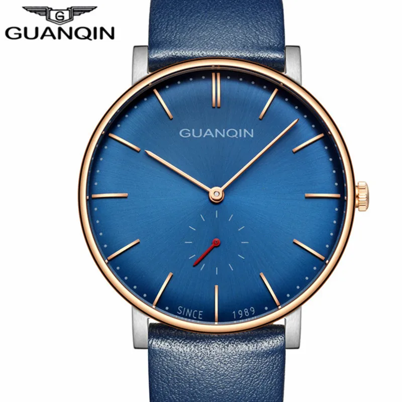 GUANQIN Men Watch Top Brand Luxury Luminous Quartz Watch Men Leather Strap Casual Wristwatch New Watches Clock relogio masculino GUANQIN Men Watch Top Brand Luxury Luminous Quartz Watch Men Leather Strap Casual Wristwatch New Watches Clock relogio masculino
