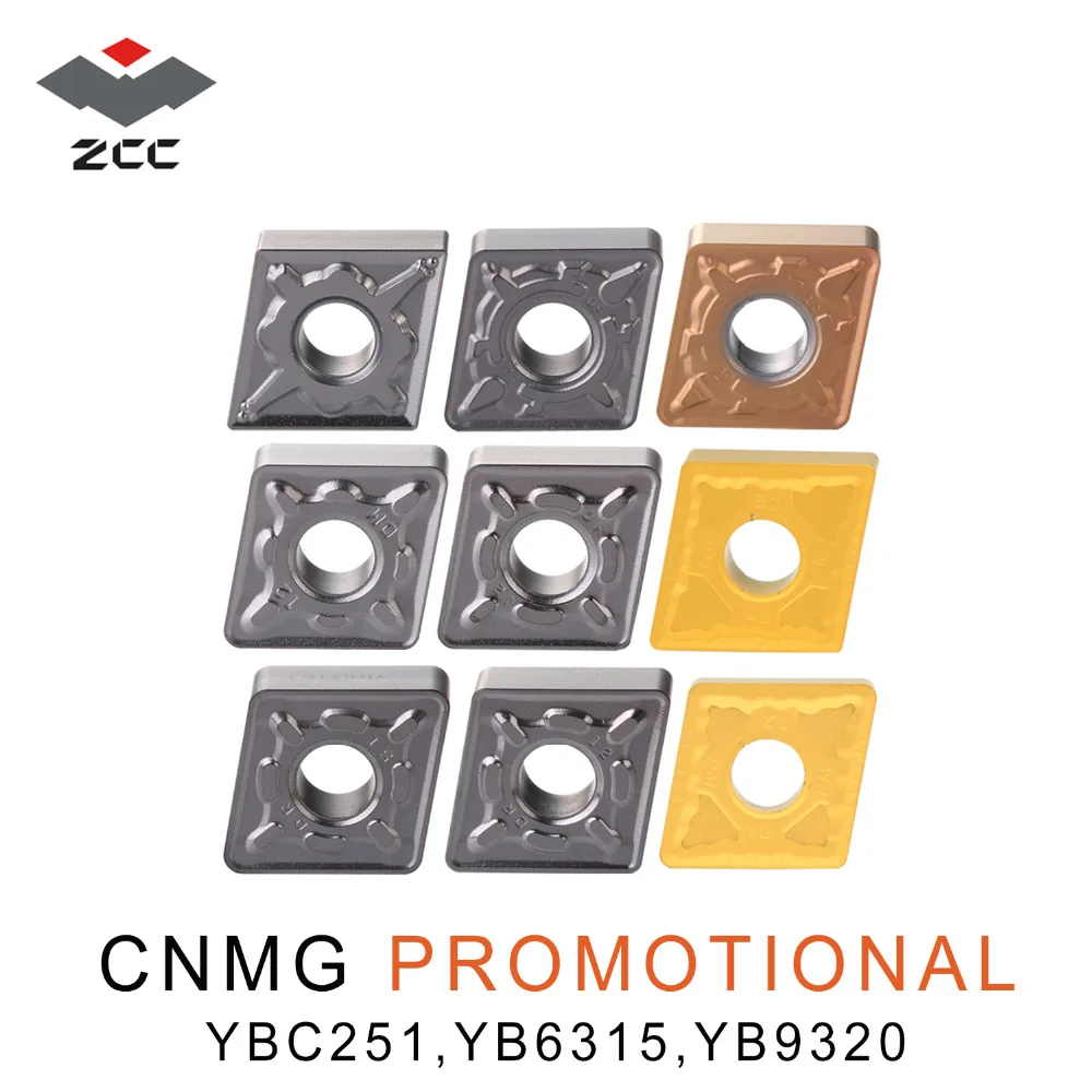 10pcs ZCC.CT CNMG120404 CNMG431 YBC251 CNC tools cutting tools inserts
