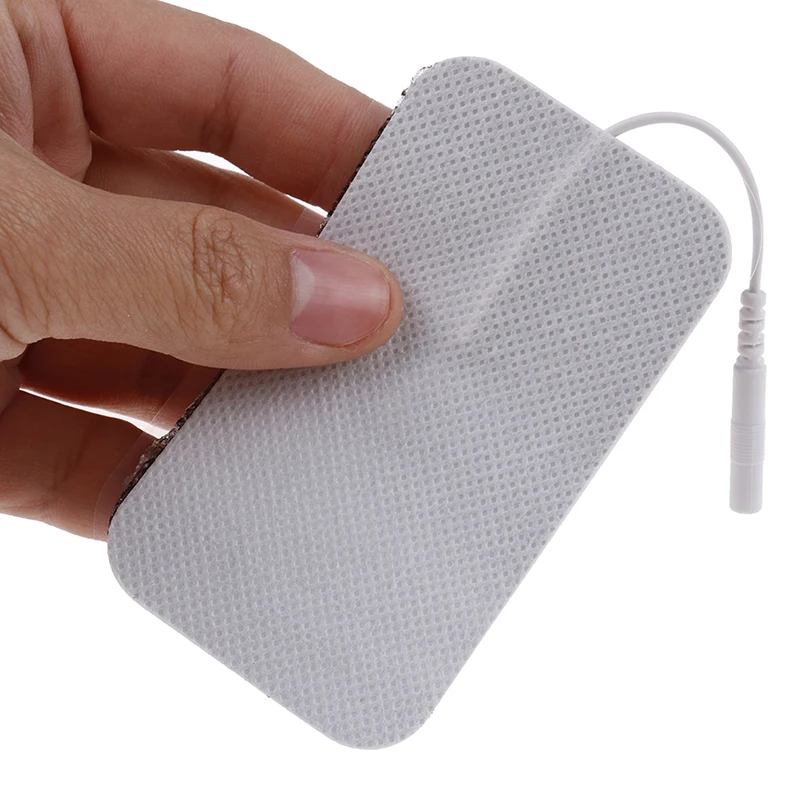 Body Massager Replacement Pads With 2mm Plug 8pcs/10pcs Electrode Tens Electrodes For Digital Therapy Machine | Красота и здоровье
