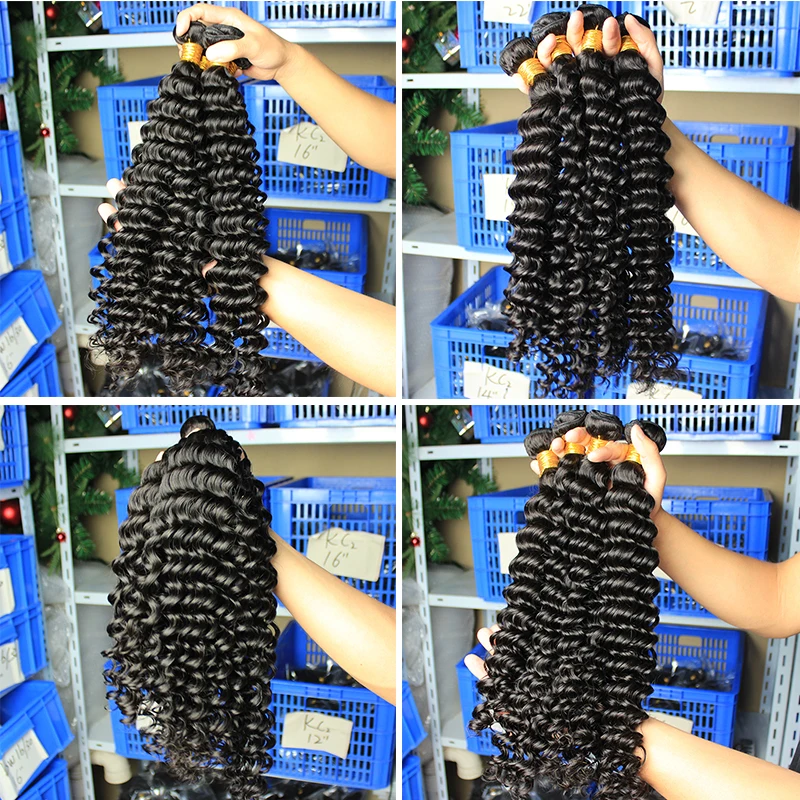 Deep Wave Brazilian Virgin Hair Weave Bundles 100% Human Hair Bundle Extension Loose 1/3/4 pcs Raw Dolago Hair Curly Products Deep Wave Brazilian Virgin Hair Weave Bundles 100% Human Hair Bundle Extension Loose 1/3/4 pcs Raw Dolago Hair Curly Products