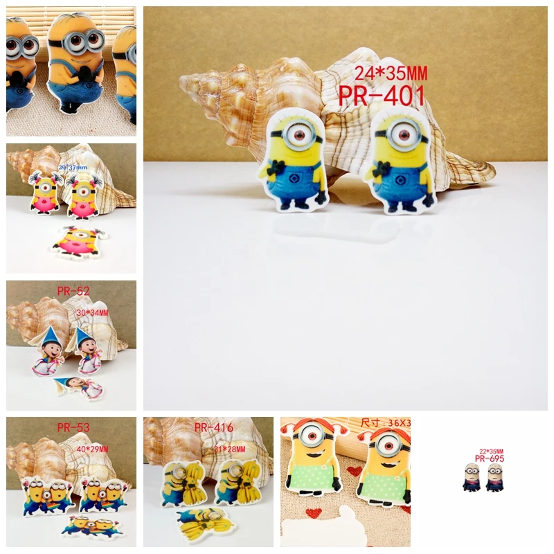

2017 new arrival Free shipping 30 pcs/lot printed resin planar flat-back resins for Hair Bow Decoration PR416