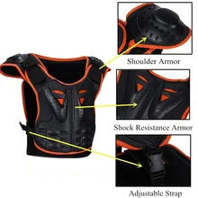 Черный лыжный бронежилет Профессиональный для активного отдыха регби детский лыжный жилет для катания на роликах панцири мотоцикл кросс-кантри