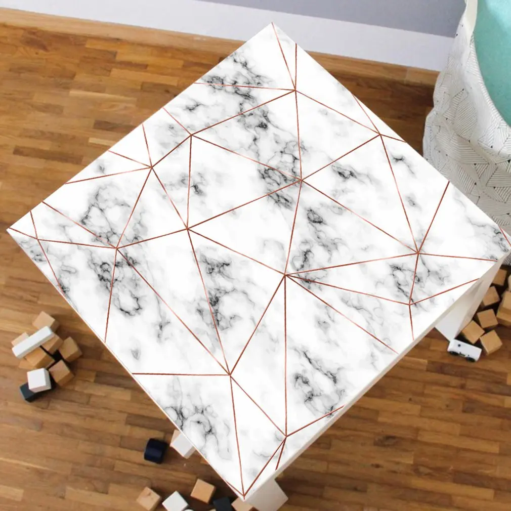 

Creative Corrugated Triangular Line LAK Desktop Patch Table Paper Home Ornament Home Decoration Table Stickers