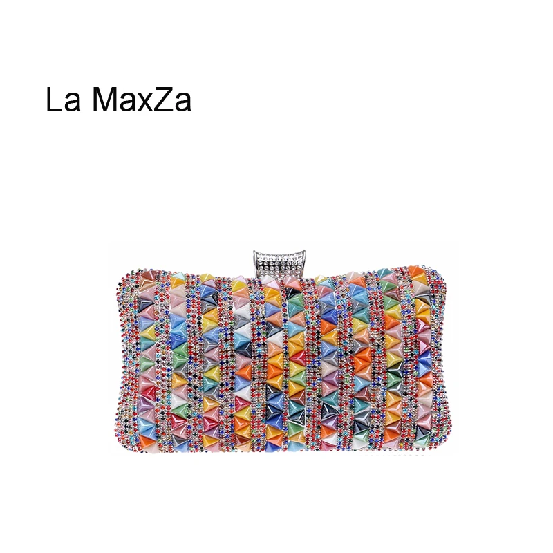 La MaxZa Newest Tote Factory Wholesale Handmade Party Clutch Bags Fashion Ladies Bling Chic Decorate Evening | Багаж и сумки