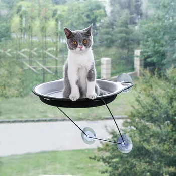 

Cat Hammock Bed Window Lounger Suction Cups Hanging Shelf For Pet Rest House Soft Kitten Cage Cat Hanging Window Nest