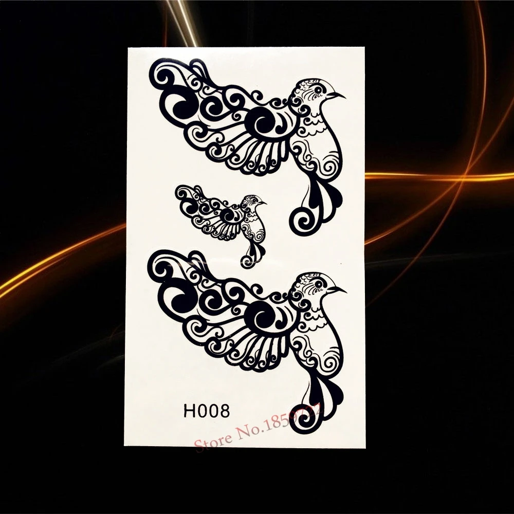 Популярные съемные водонепроницаемые блестящие металлические тату золотые серебряные женские хны HAQ-1001 королевские короны Король Королева дизайн секс - Цвет: HH008