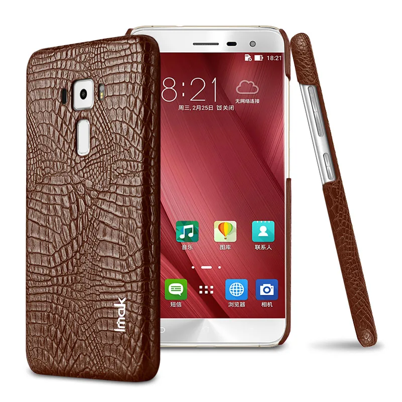 IMAK Роскошный чехол из искусственной кожи крокодила для Asus Zenfone3 Zenfone 3 ZE552KL 5 дюймов