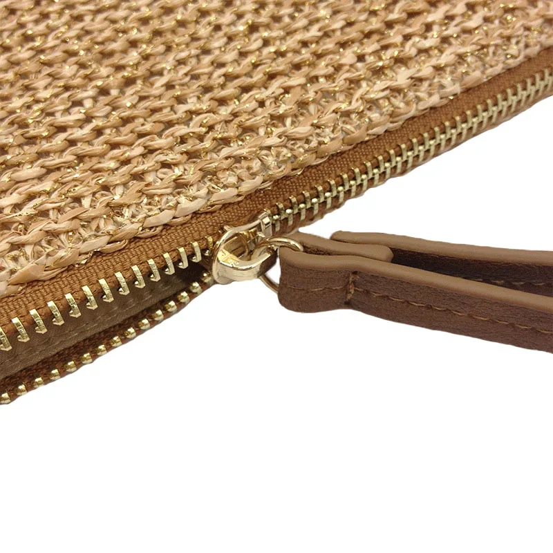 Women Clutch Bags Female INS Popular Summer Beach Straw Bag Lady Travel Mini Messenger Bags Casual Knitted Bolsa Tote SS0399 (10)