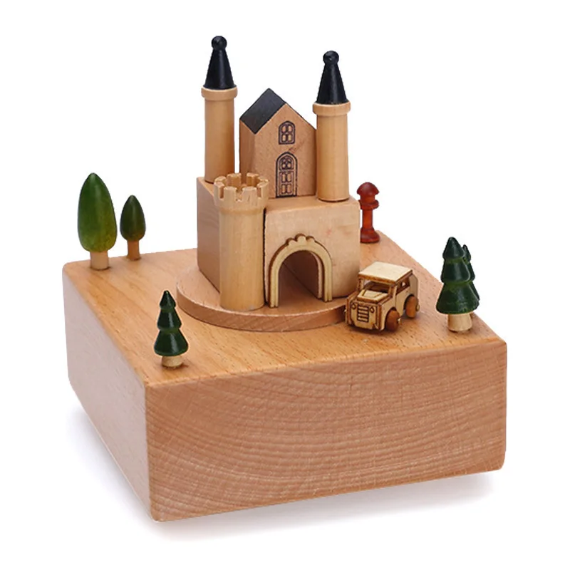 

Musical Muziek Imagine Dragon Caixa Presente Gift Carrossel Muziekdoos Wooden Carousel caja De Musica Boite A Musique Music Box