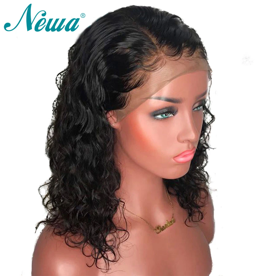 

Newa Hair Brazilian Lace Front Human Hair Wigs With Baby Hair 13x4 Glueless Lace Front Wig Remy Hair Pre Plucked Bleached Knots