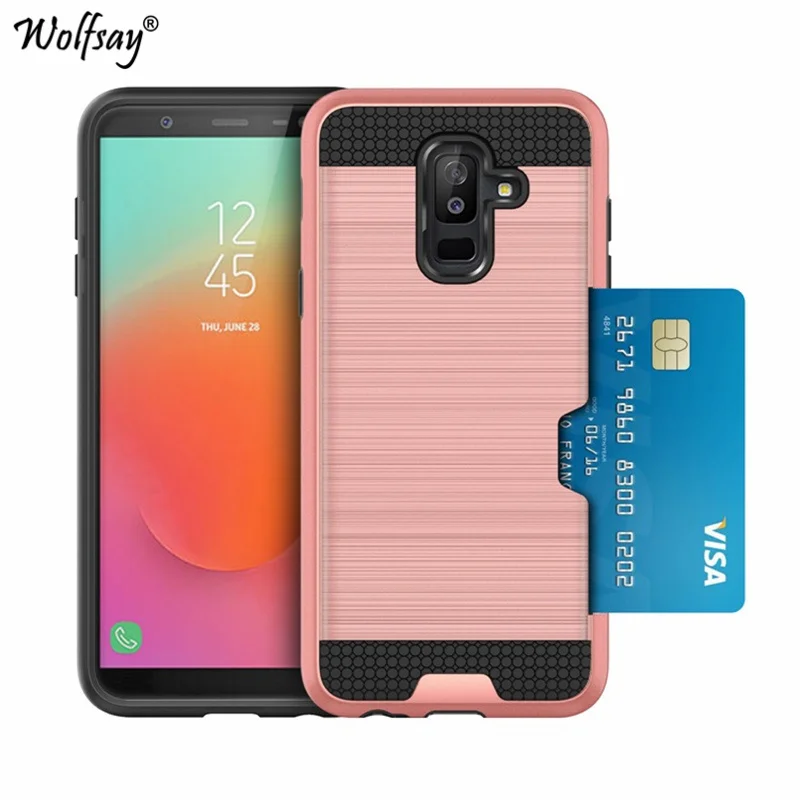 Чехол для samsung Galaxy J8 2018 бронированный силиконовый Жесткий чехол телефона