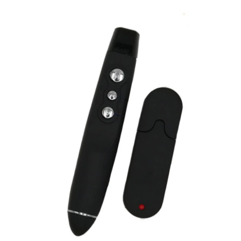 

Wireless Presenter with IR Laser Pointers Pen USB RF Remote Control Page Turning PPT Clicker Presentation Remote