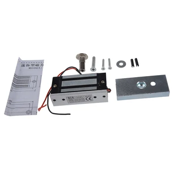 

5 Packs 60kg 130LBs Holding Force Electric Magnetic Lock for Door Access Control System Electromagnet Fail-Safe NC Mode