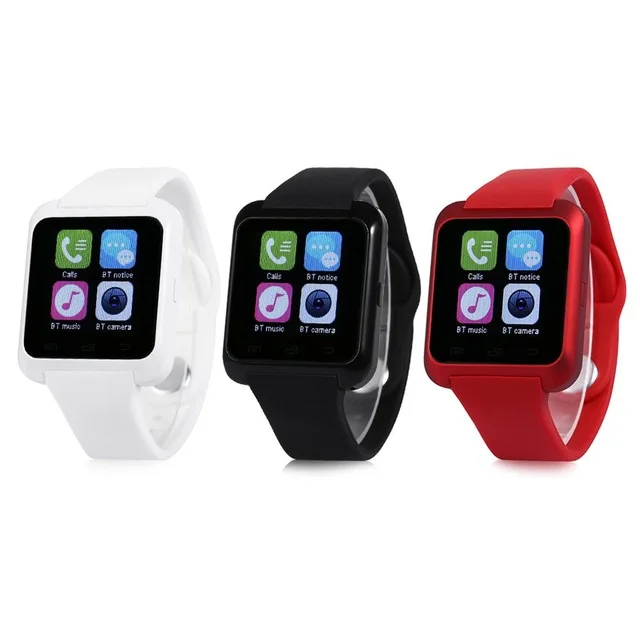 Fashion Design U80 1 Smart Bluetooth Watch Call Message Reminder Sleep Monitoring Remote Control Phone Camera