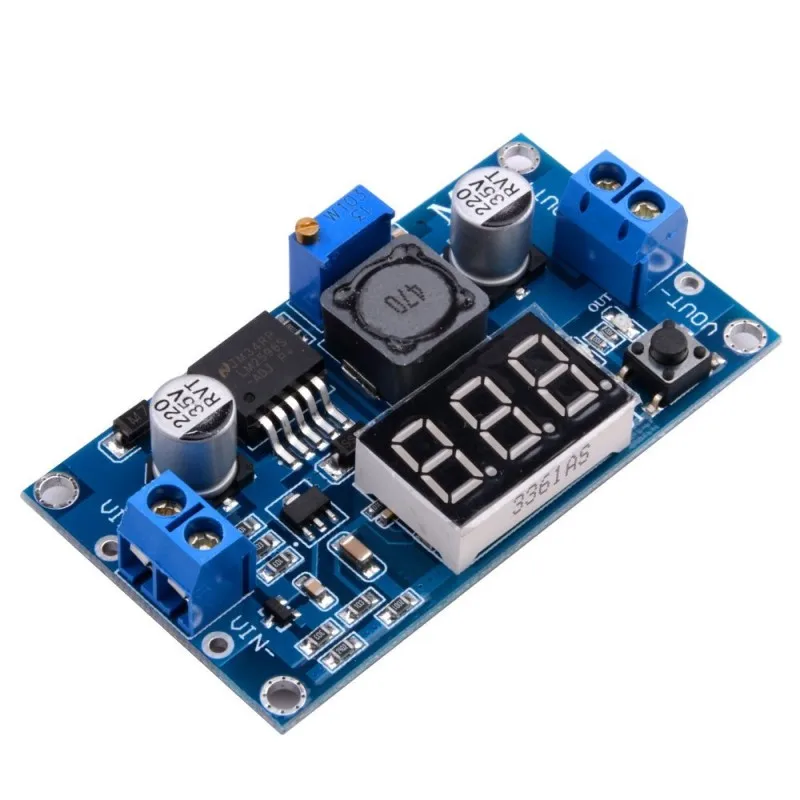 RIDUTTORE CONVERTITORE DI TENSIONE LM317 OUT 1,2V 37V STEP DOWN DC-DC PCE
