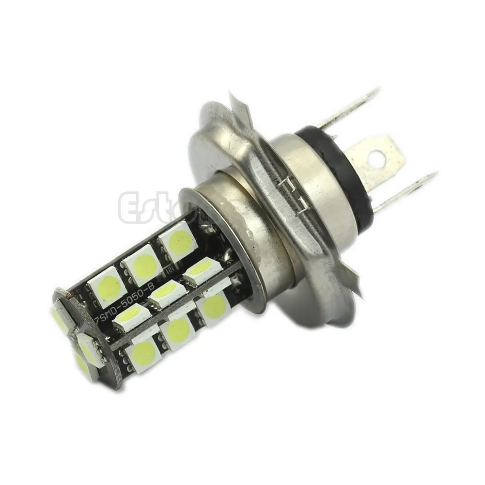 hot B39 2018 Newest H4 5050 27-LED Free LED Fog Signal Light Bulb Lamp White 12V