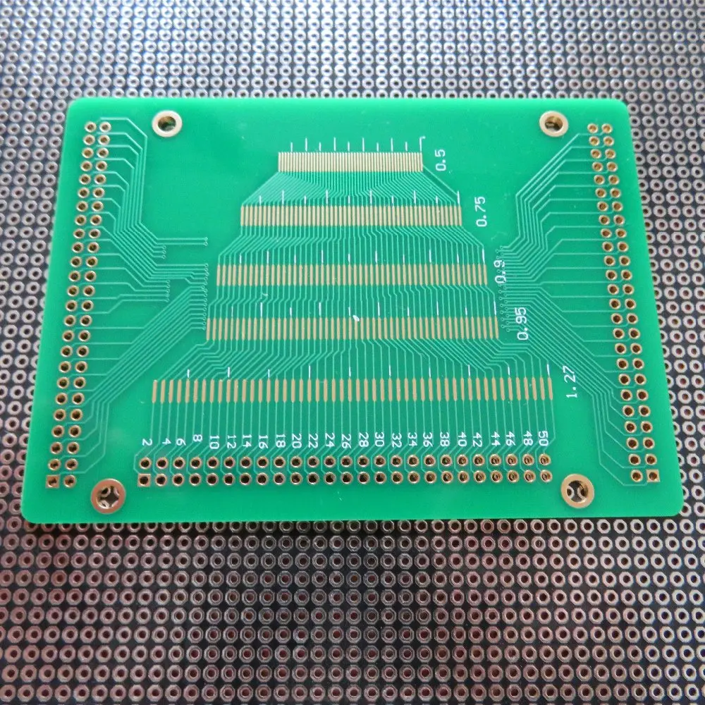 50 P шаг 0,5 0,6 0,7 0,8 0,85 0,75 0,9 1,27 мм LCM, TFT lcd 73x100 мм адаптер печатной платы Прототип пластины несколько универсальных